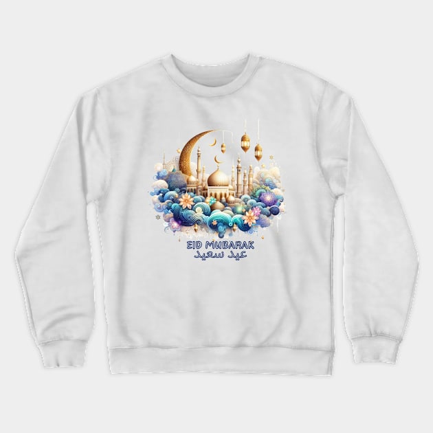 Eid Mubarak Crewneck Sweatshirt by YuYu